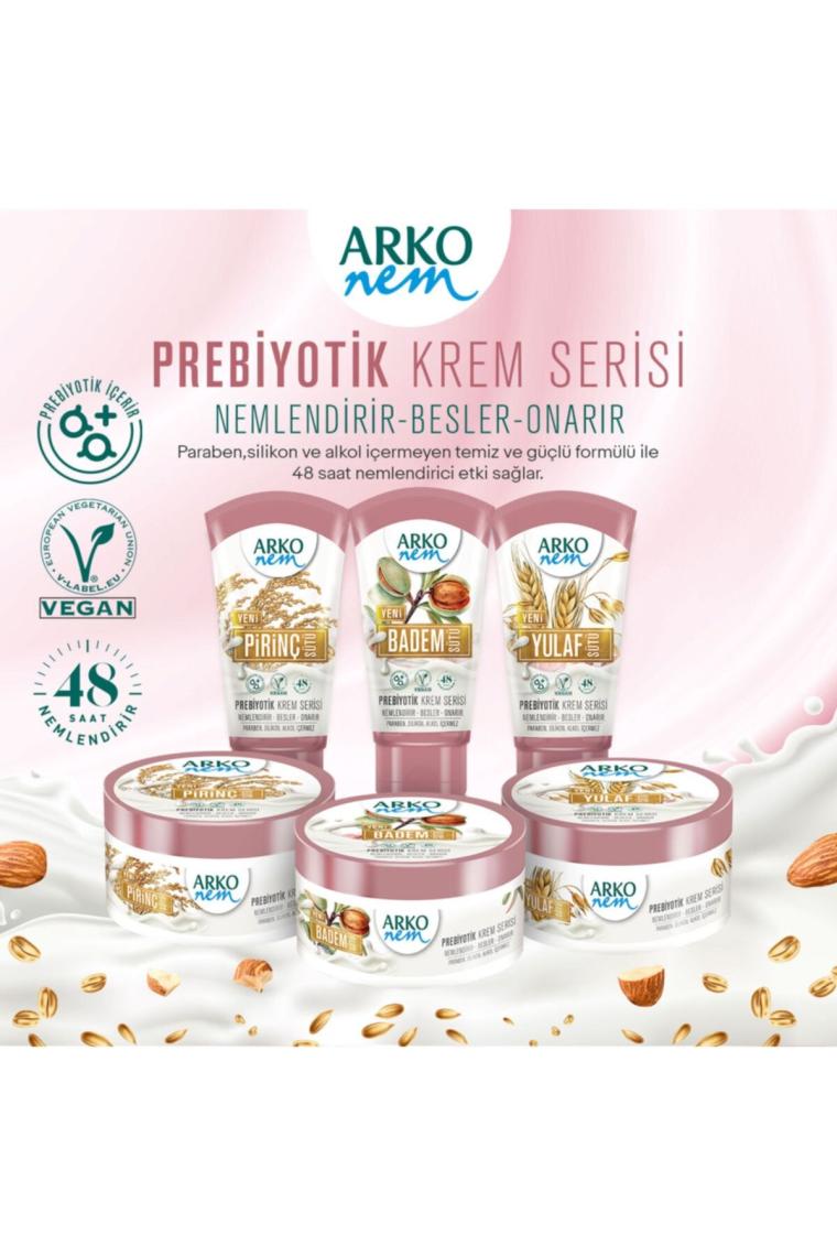 Arko Nem Prebiyotik Krem Serisi 60 ml El ve Vücut Kremi