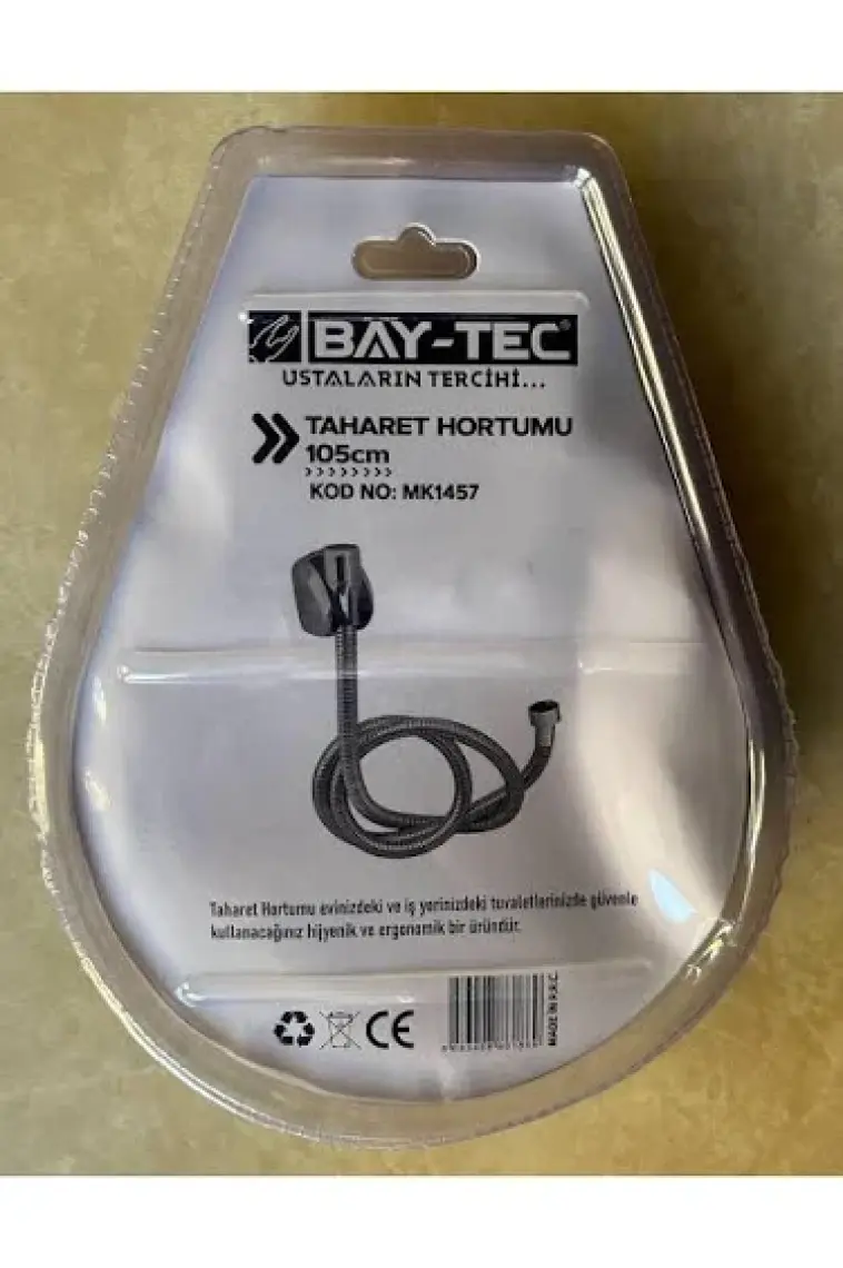 Bay-Tec MK1457 Taharet Hortumu 105 cm, Bide Set