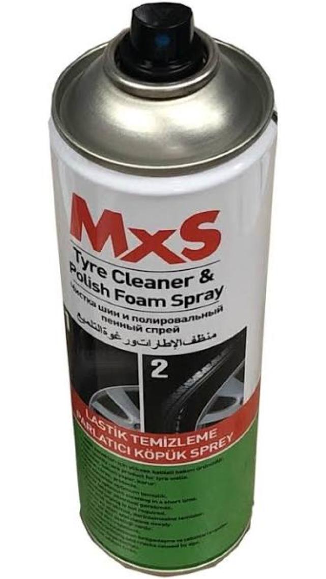Mxs Oto Lastik Parlatıcı ve Siyahlaştırıcı Sprey Köpük 500 ml