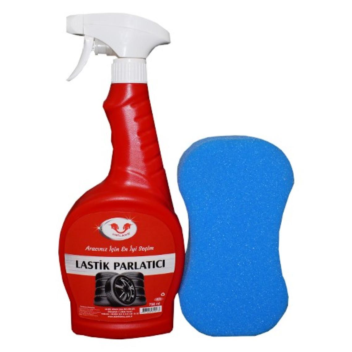 Uniland Lastik Parlatıcı 750 ML + Temizleme Süngeri