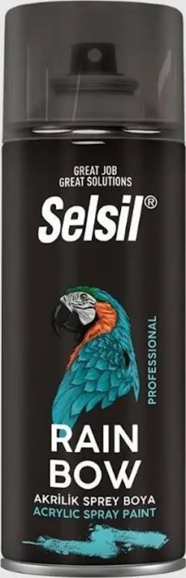 Selsil Rainbow 400 ml Sprey Boya Gri Alüminyum