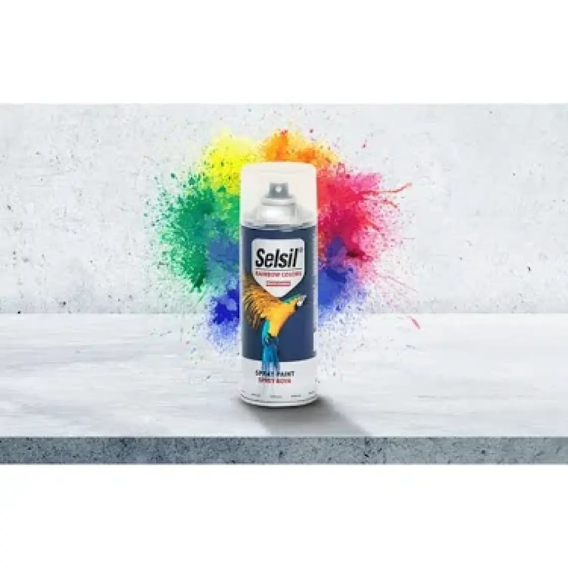 Selsil Rainbow 400 ml Sprey Boya Gri Alüminyum