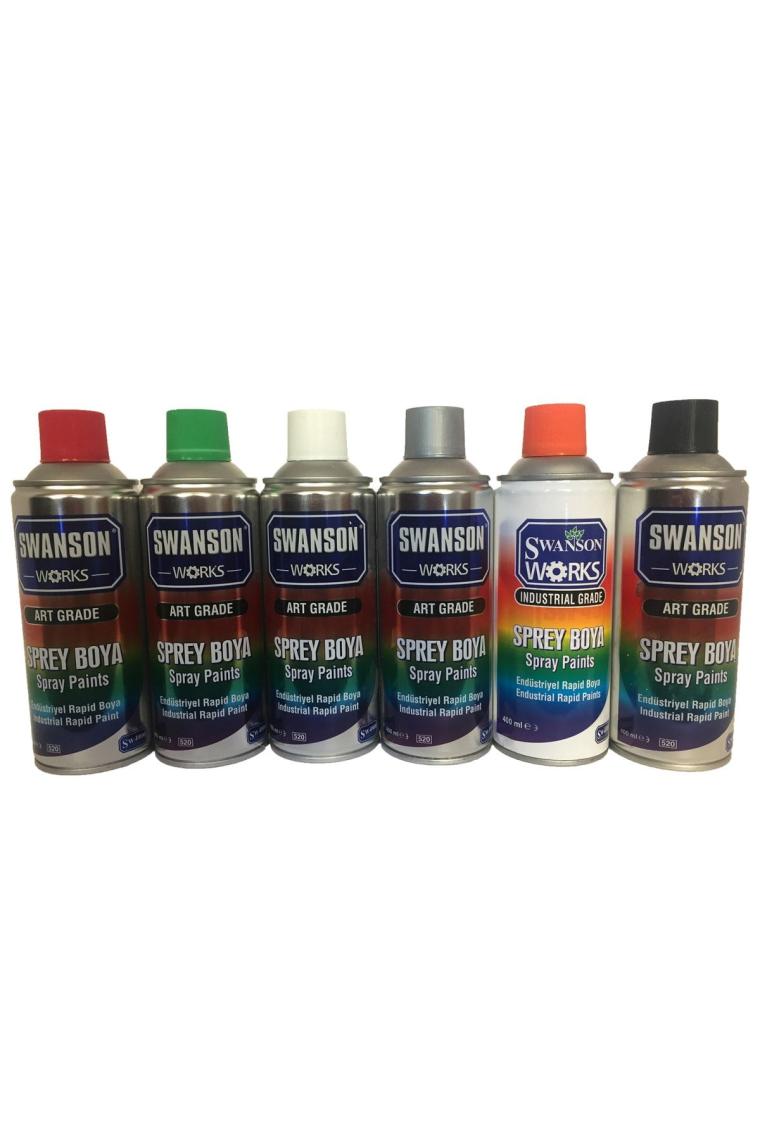 Swanson Works Kırmızı Sprey Boya 400 ml