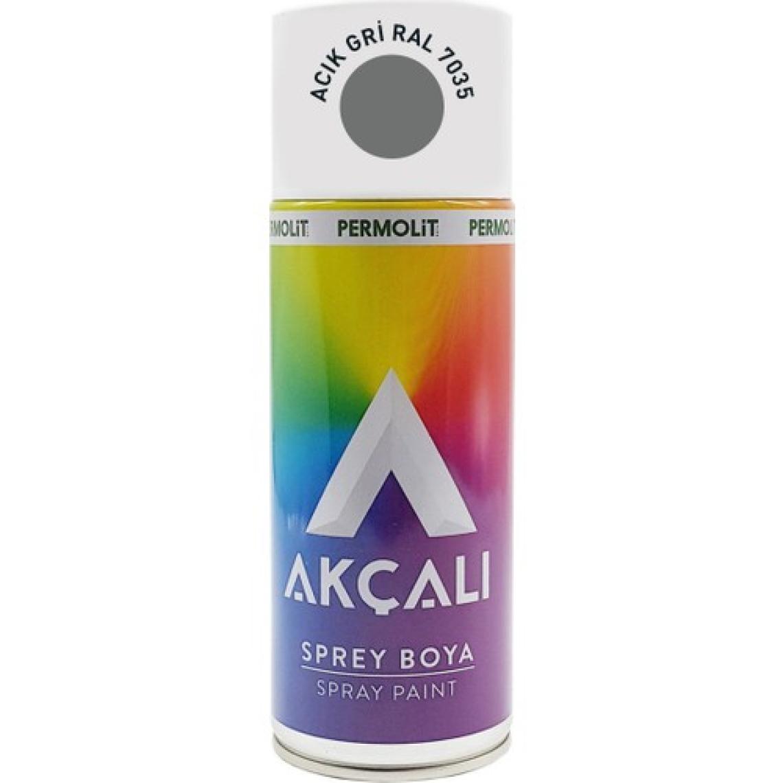 Akçalı Sprey 400  ml Açık Gri Ral 7035