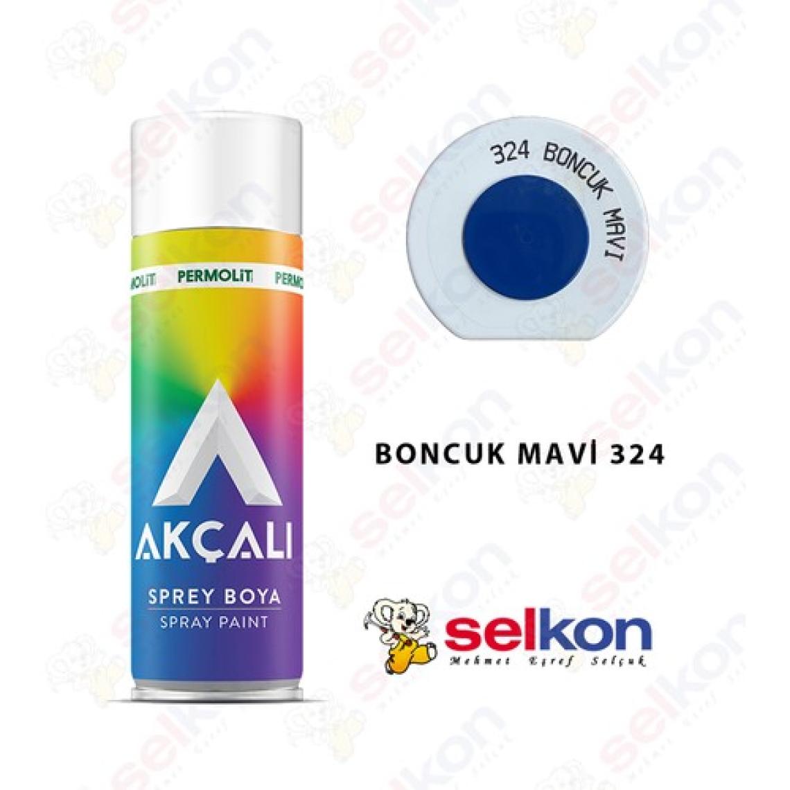 Akçalı Sprey Boya 324 Boncuk Mavi