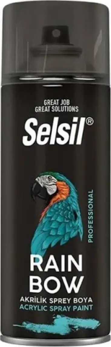 Selsil Rainbow Colors Sprey Boya Beyaz Parlak 400 ml TAB-405 Ral 9010