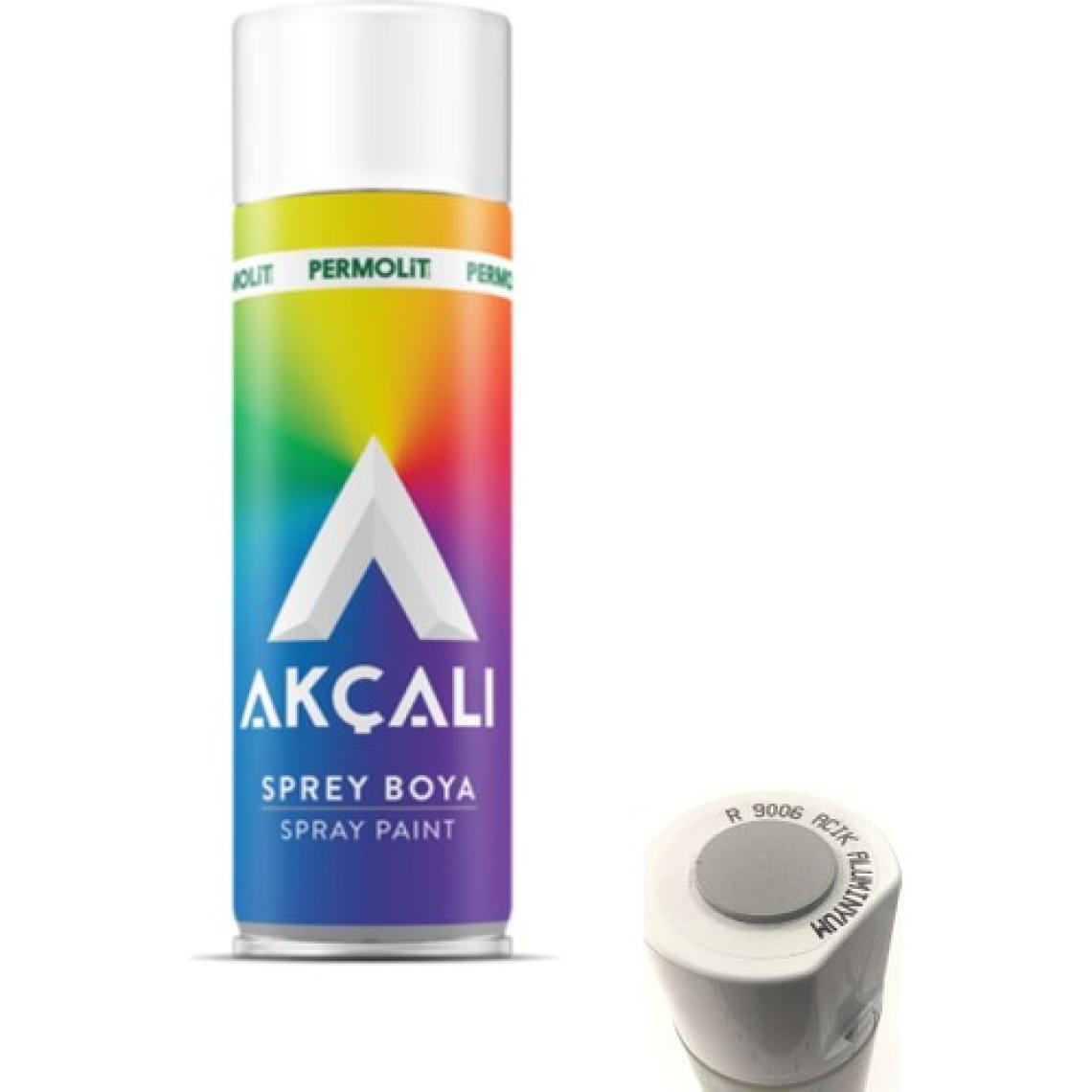 Akçalı Sprey 400 ml Metalik Açık Alüminyum (9006)