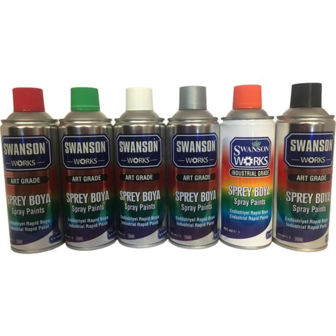 Swanson Endüstriyel Rapid Sprey Boya Beyaz 400 ml