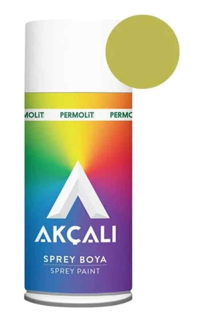 Akçalı Sprey Boya 400 ml Metalik Sarı 353