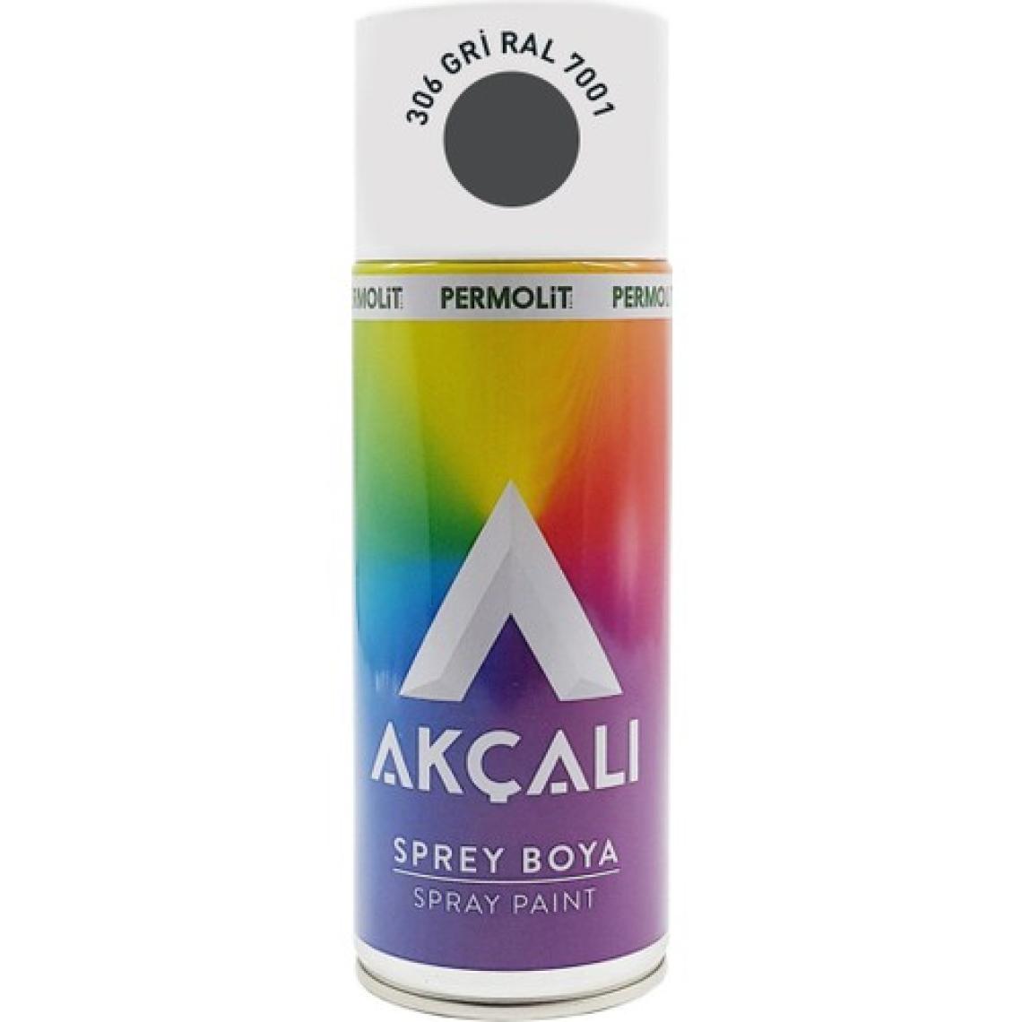 Akçalı Sprey Boya 400  ml 306 Gri Ral 7001