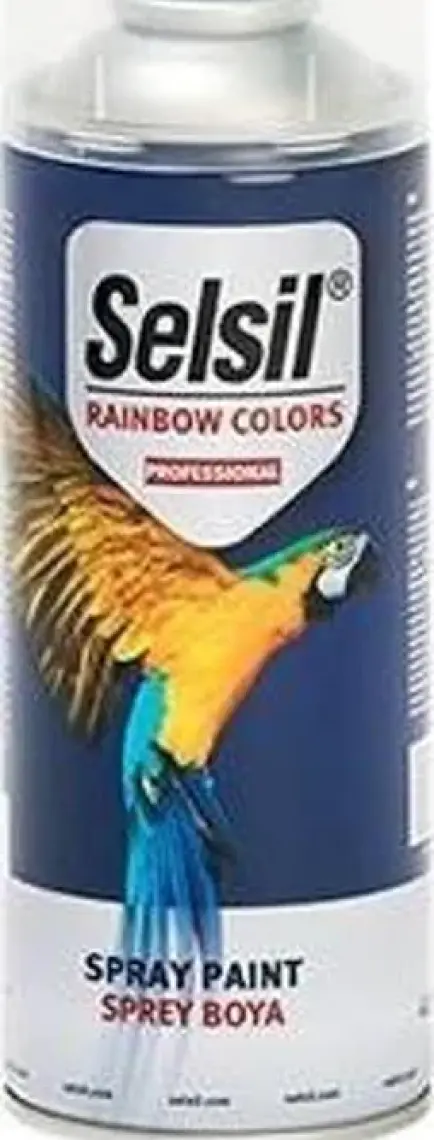 Selsil Akrilik Esaslı Açık Mavi Sprey Boya Rainbow Colors Professional Light Blue 400 ml
