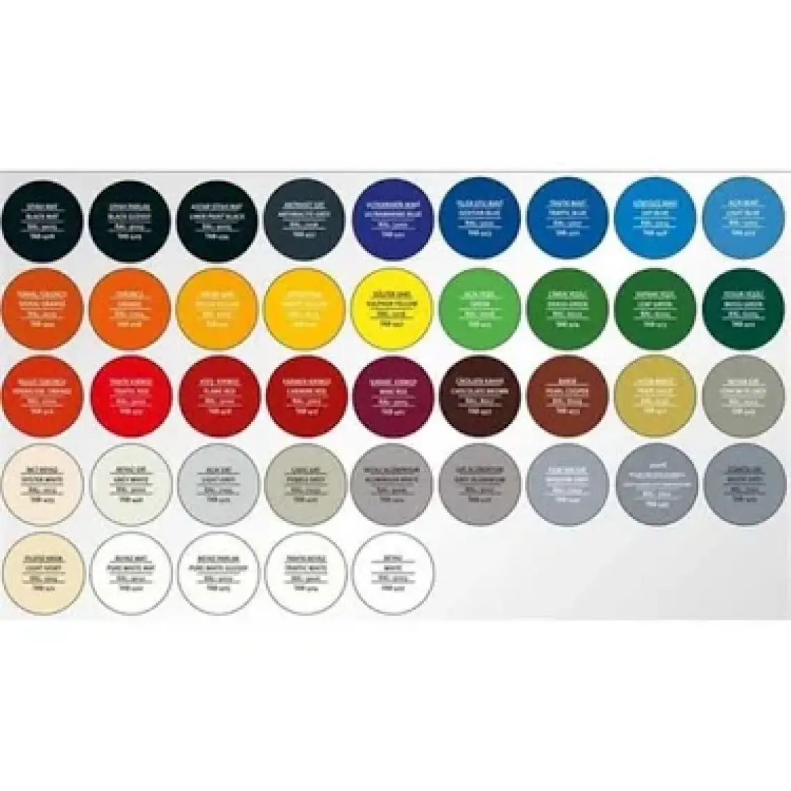 Selsil Akrilik Esaslı Açık Mavi Sprey Boya Rainbow Colors Professional Light Blue 400 ml