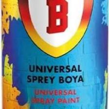 Burtech Universal Akrilik Parlak Siyah Sprey Boya RAL-9005 400 ml