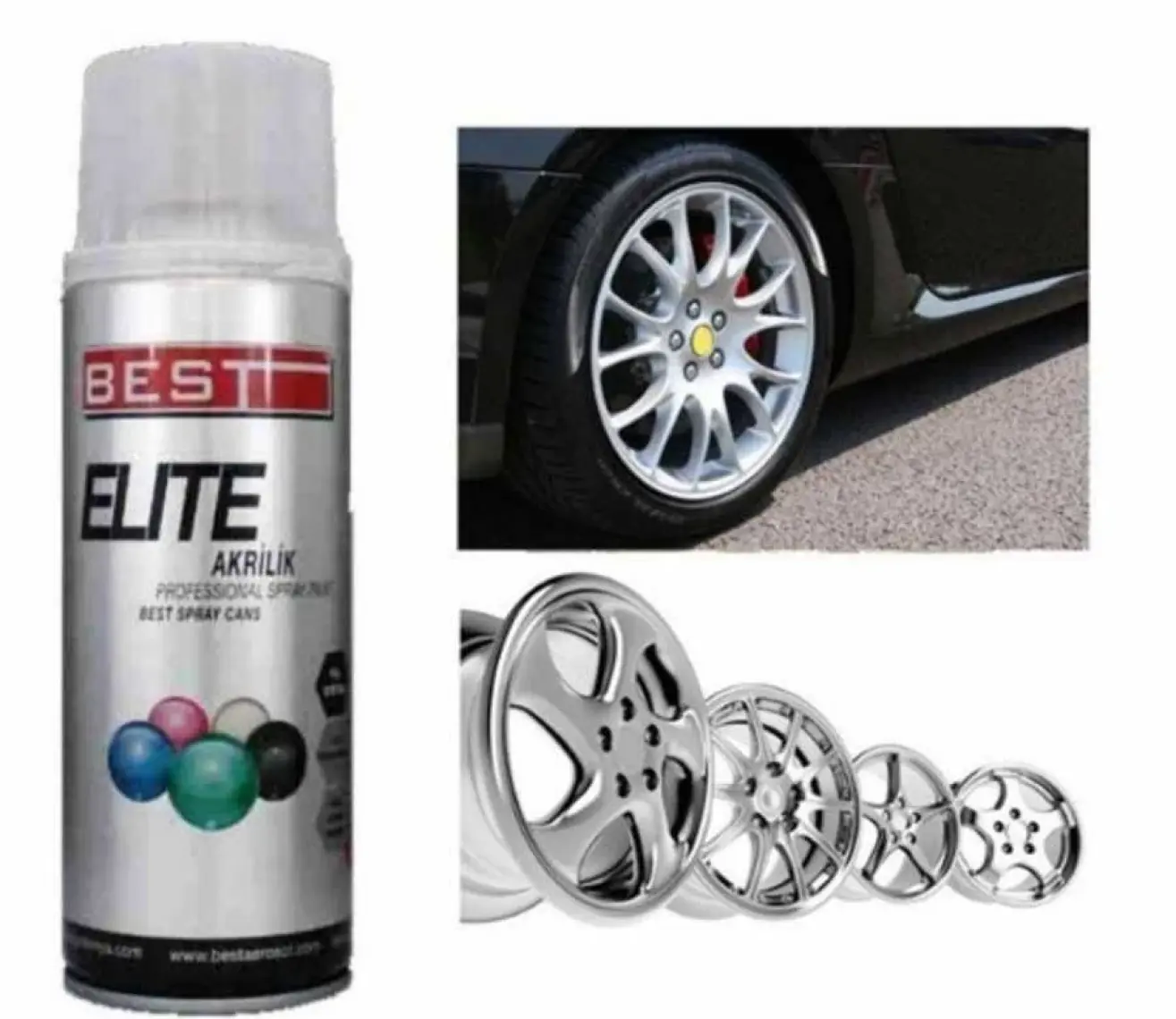 BEST Elite Gümüş Jant Boyası 400ml