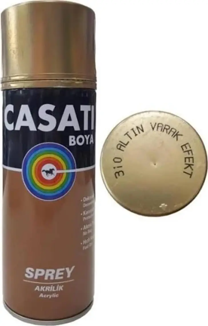 Akrilik Sprey Boya Altın Varak Efekt 400 Ml