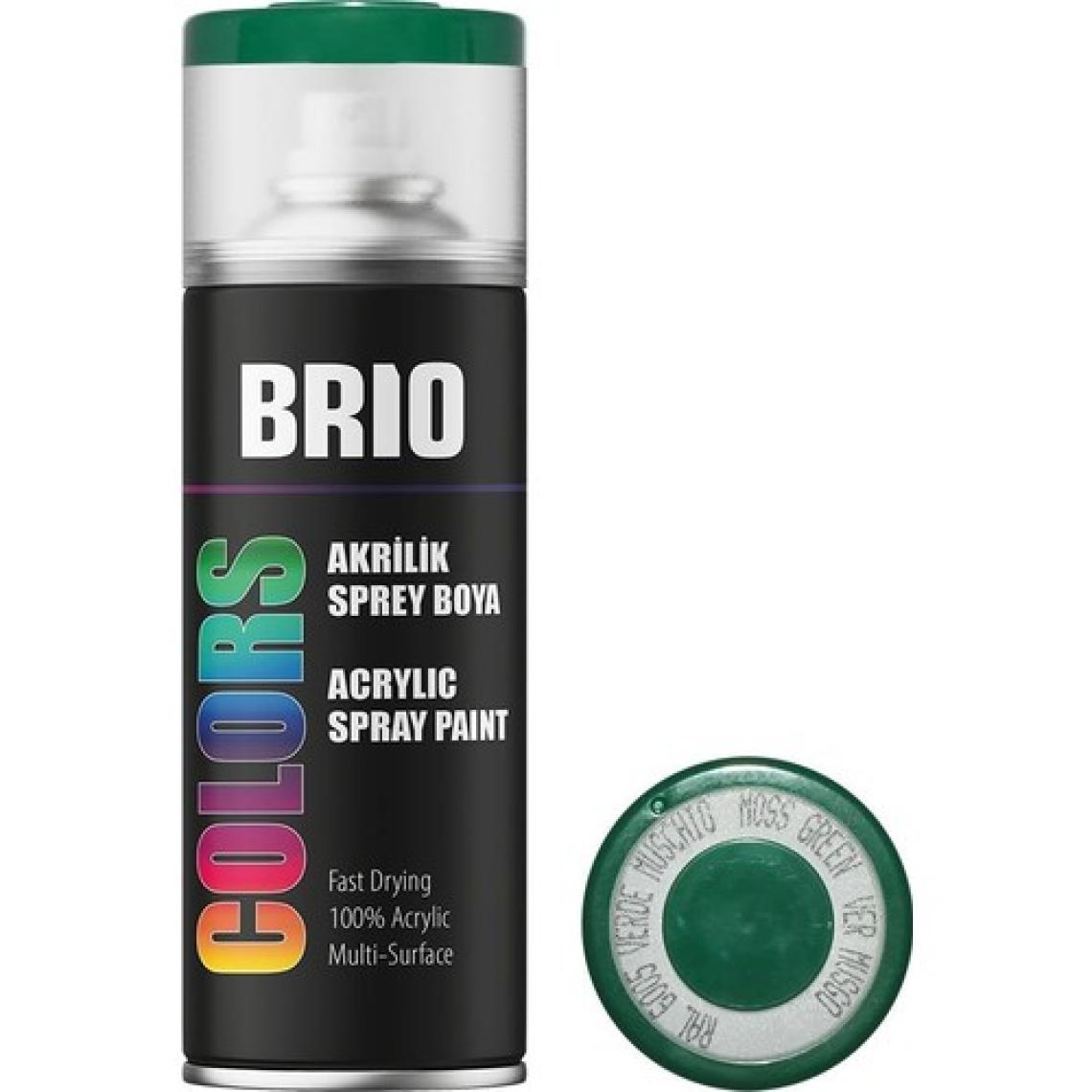 Brio Sprey Boya Akrilik Yosun Yeşili B6005 400 Ml