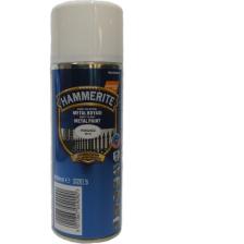 Marshall Hammerite Direkt Pas Üstü Pürüzsüz Metal Boyası Sprey Beyaz 400 Ml