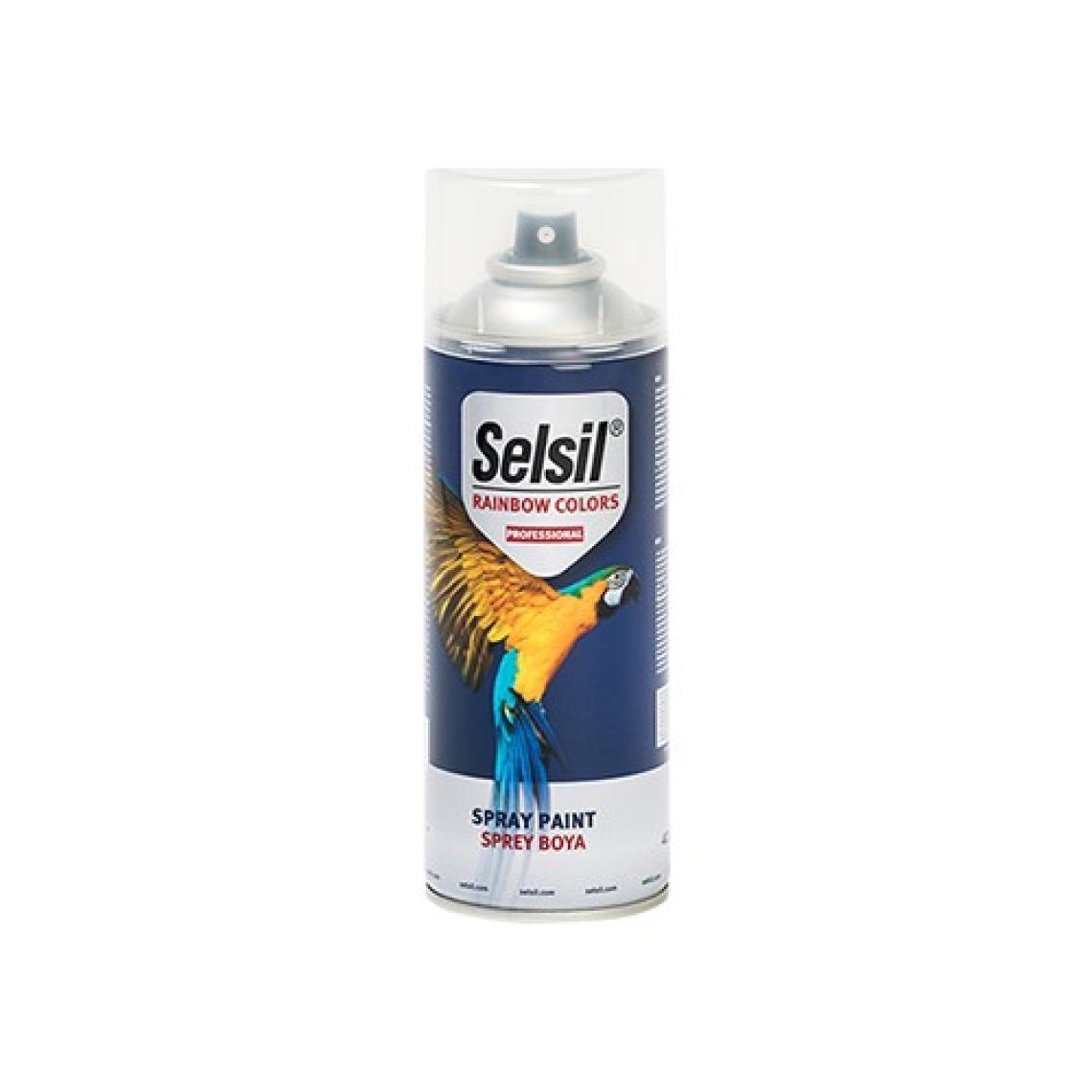 Selsil Rainbow Beyaz Sprey Boya TAB-407 Buz Dolabı Beyazı 400 ml