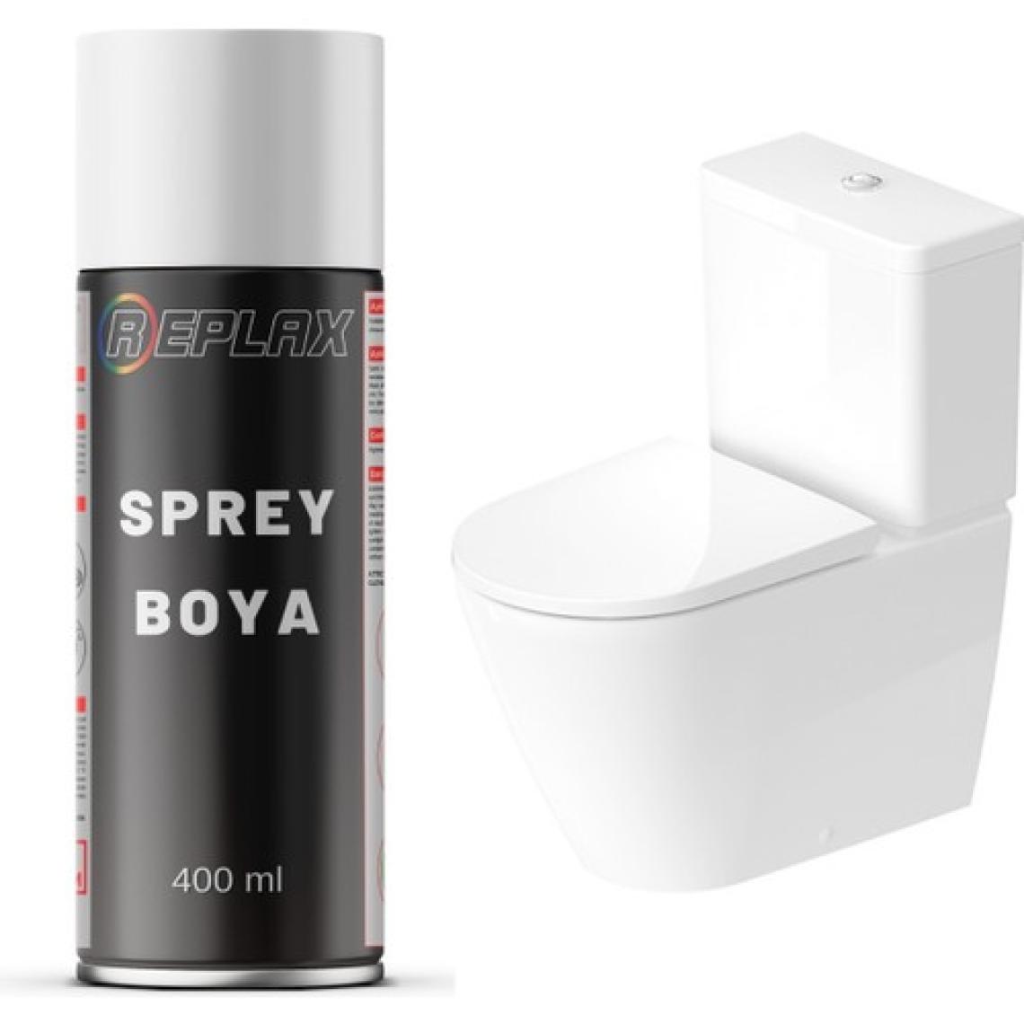 Replax Beyaz Klozet Sprey Boyası Suya Dayanıklı 400 Ml