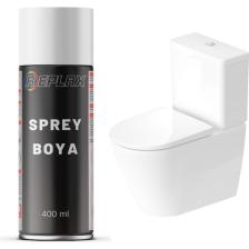 Replax Beyaz Klozet Sprey Boyası Suya Dayanıklı 400 Ml