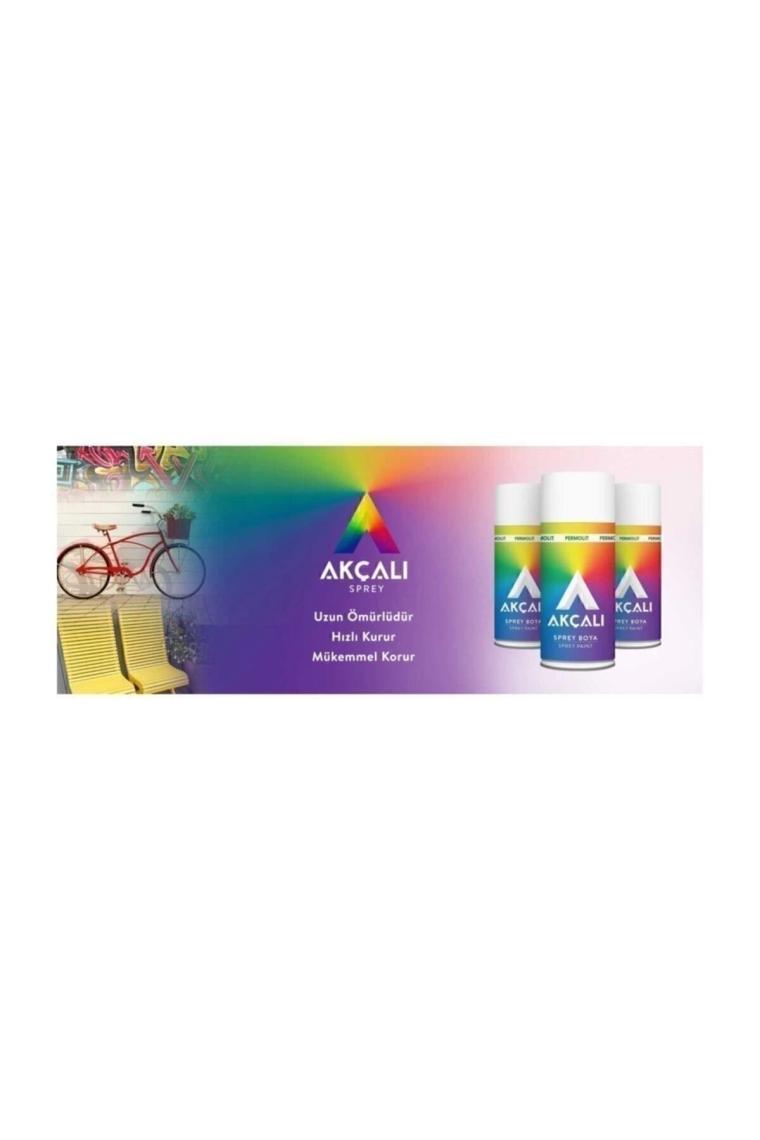 Akçalı Sprey Boya 400 ml 526 Mat Siyah