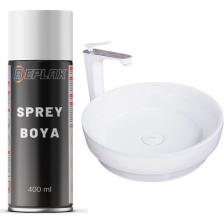 Replax Beyaz Mutfak Banyo Lavabo Evye Sprey Boyası Suya Dayanıklı 400 Ml