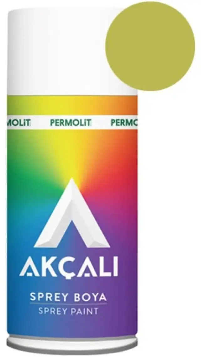 Akçalı Sprey Boya 400 ml Metalik Sarı 353