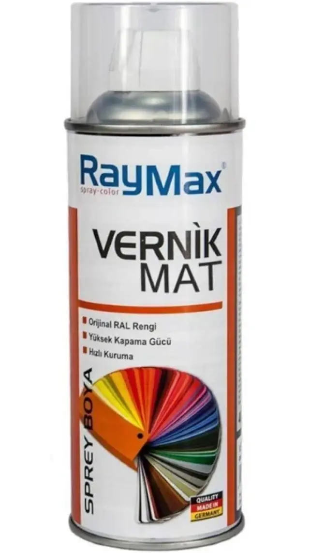 Raymax Vernik Mat Sprey Boya 100% Orijnal Ral 400ML