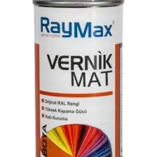 Raymax Vernik Mat Sprey Boya 100% Orijnal Ral 400ML