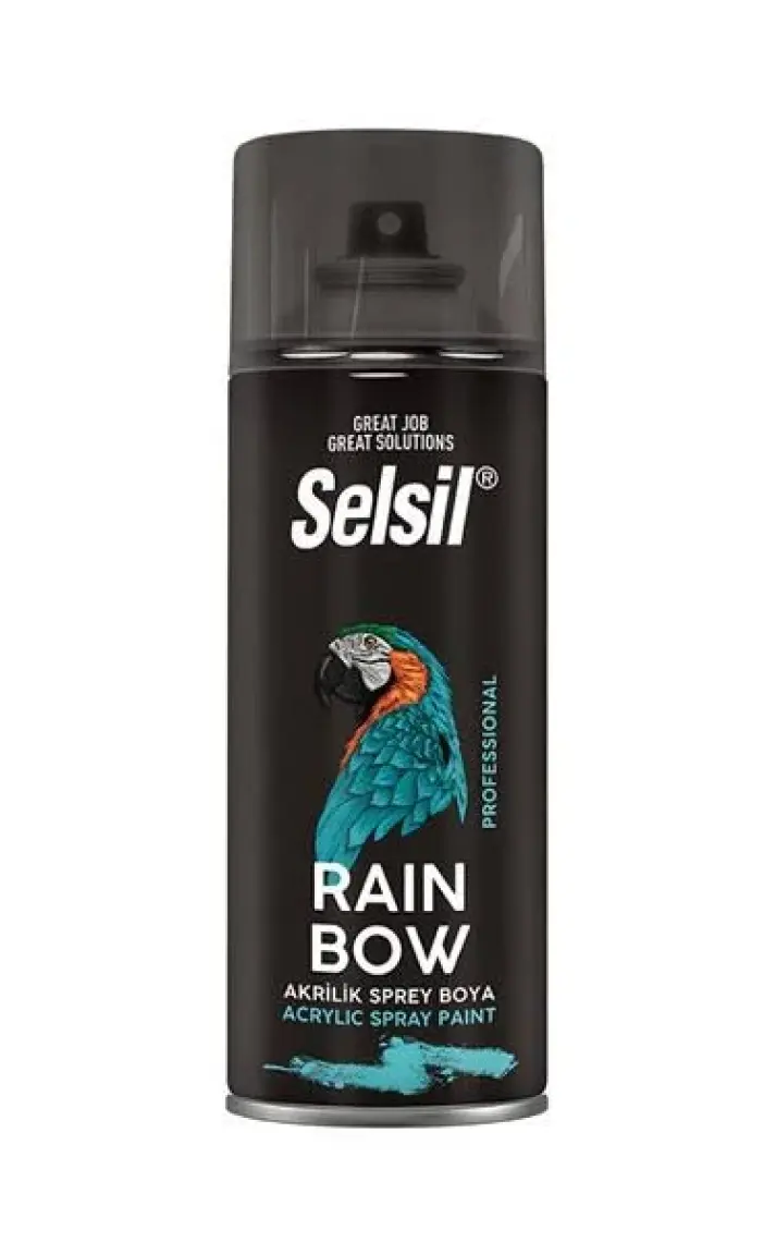 Selsil Rainbow 400 Ml Sprey Boya Antrasit Gri 7016