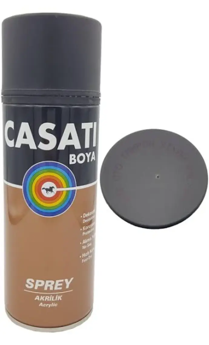 Casatı Sprey Boya 400 Ml 626 Oto Tampon Siyah Ral 9011