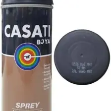 Mat Siyah Akrilik Sprey Boya 400 ml