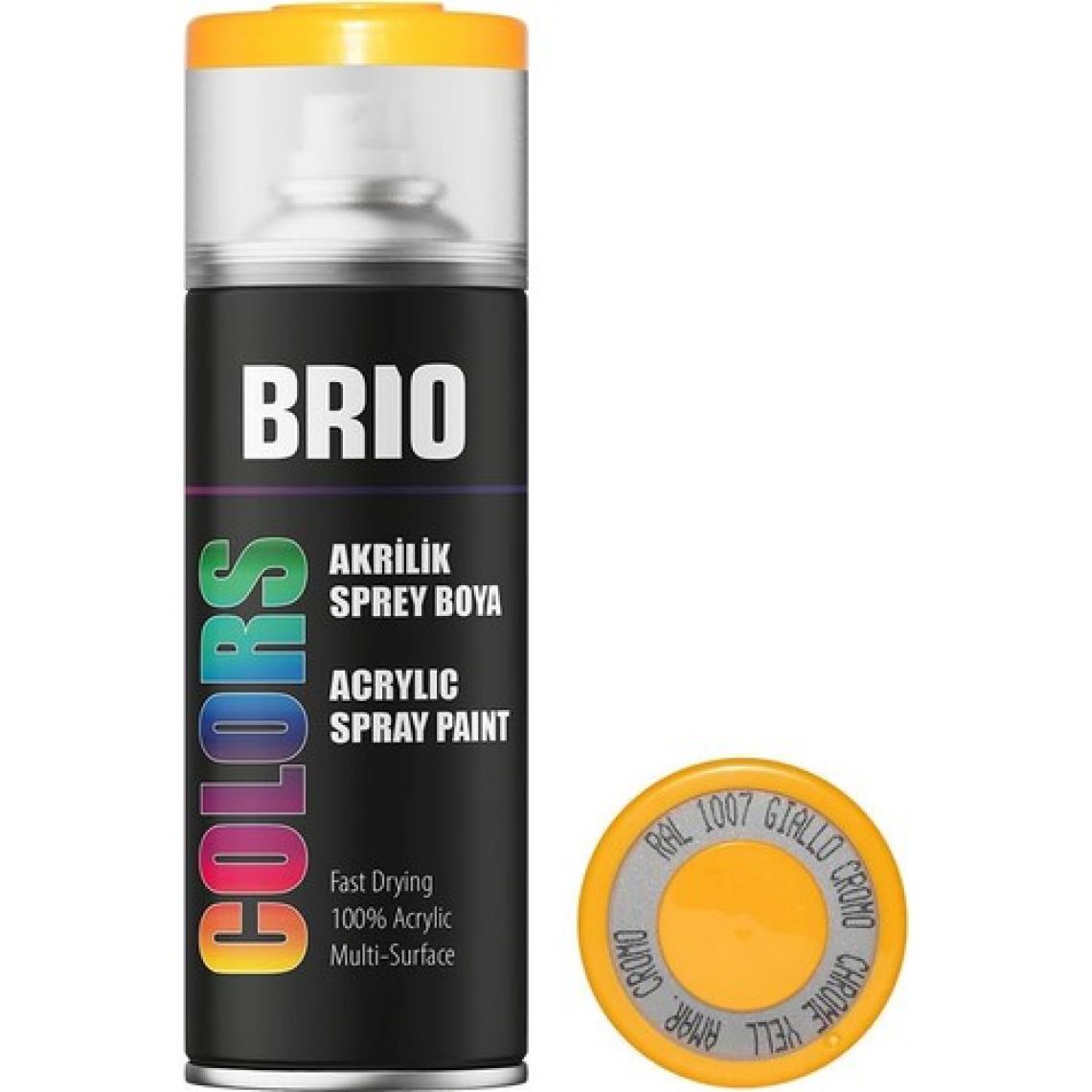 Brio Sprey Boya Akrilik Nergis Sarısı B1007 400Ml