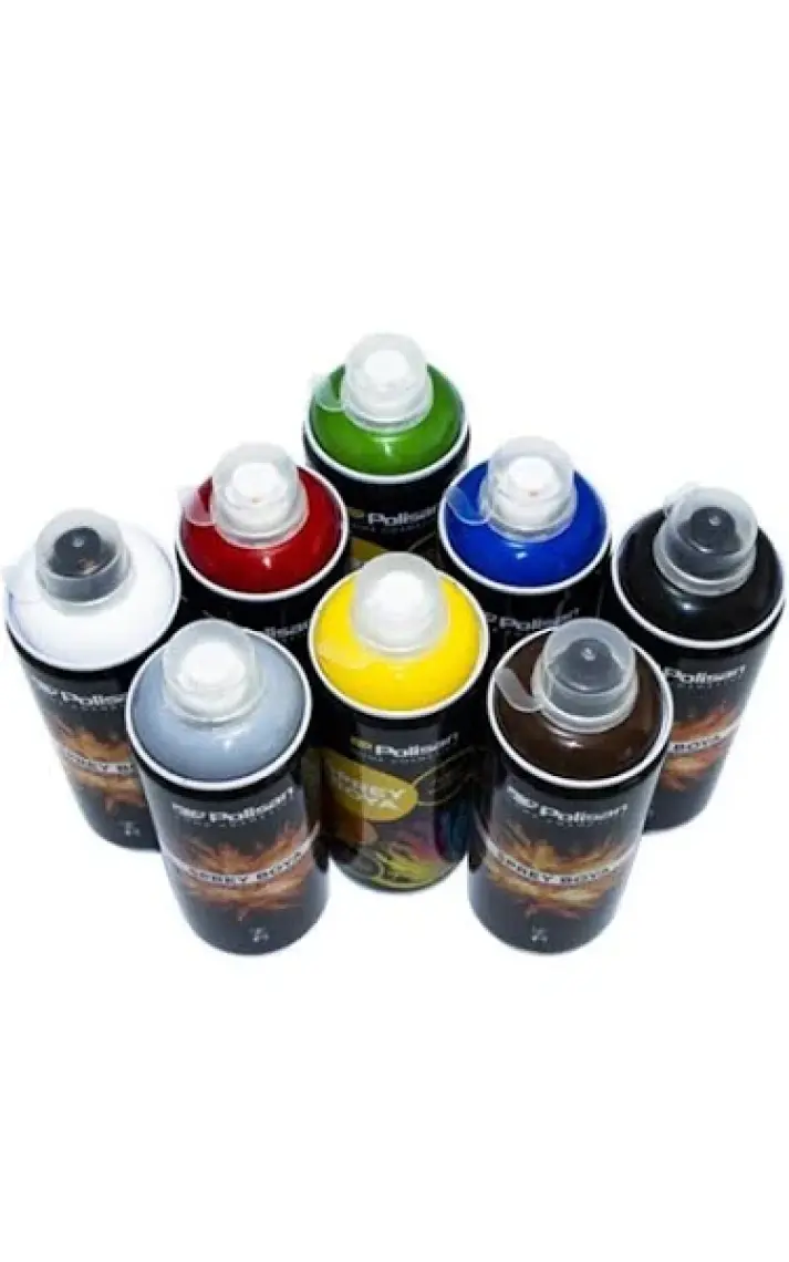 Polisan Akrilik Sprey Boya 400 Ml.-Parlak Beyaz