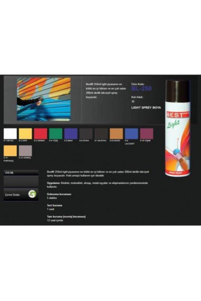 Best Light Sprey Boya 250 ml Gümüş