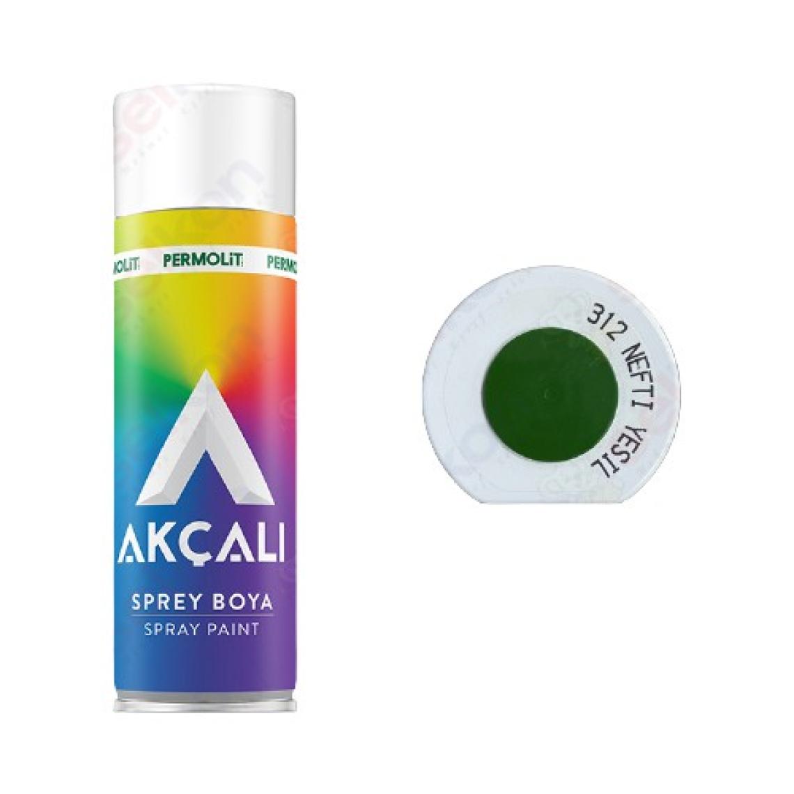 Akçalı Sprey Boya 312 Nefti Yeşil