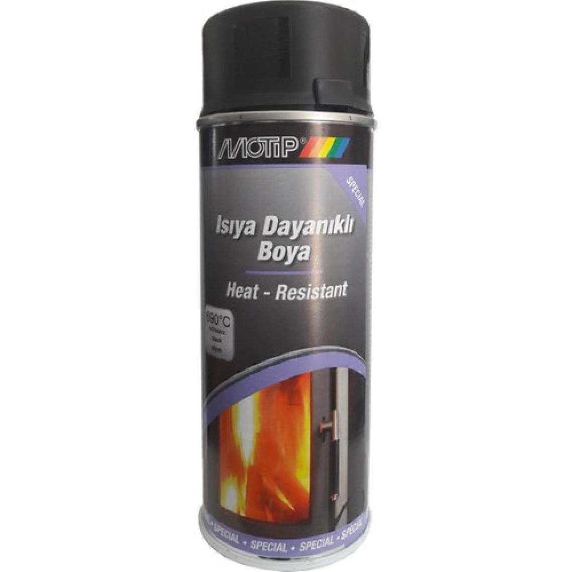 Motip Siyah  60 °C Isıya Dayanıklı Sprey Boya 400 Ml