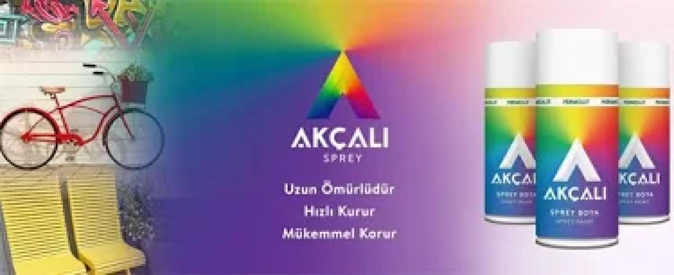 Akçalı Sprey Boya 400 ml 310 Altın Yaldız