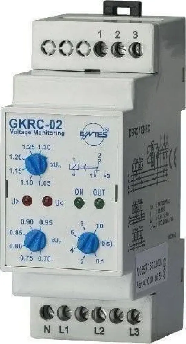 Entes  Gkrc-02 Gerilim Koruma Rölesi