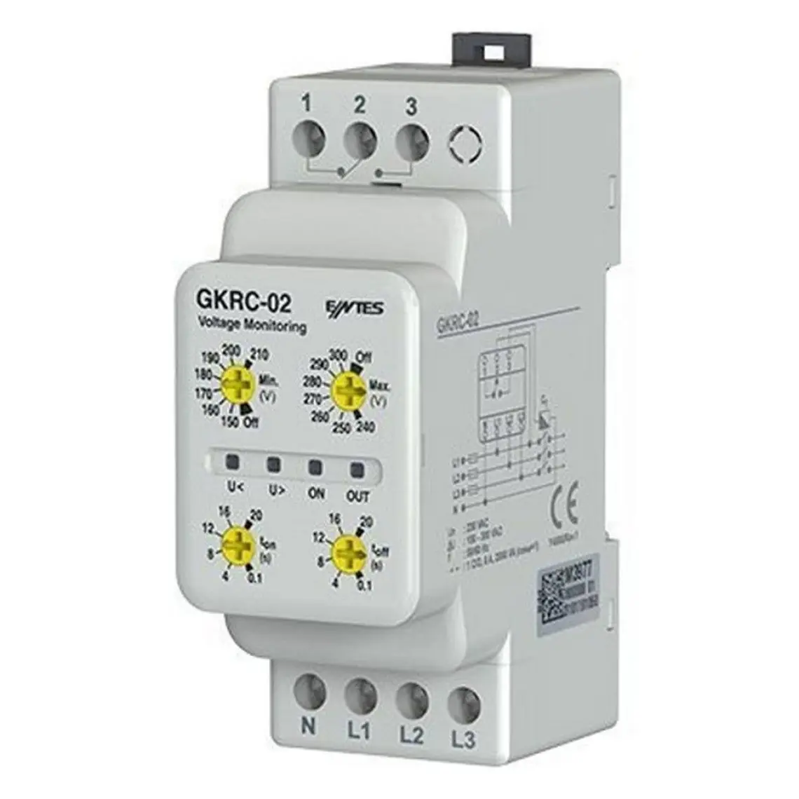 Entes  Gkrc-02 Gerilim Koruma Rölesi