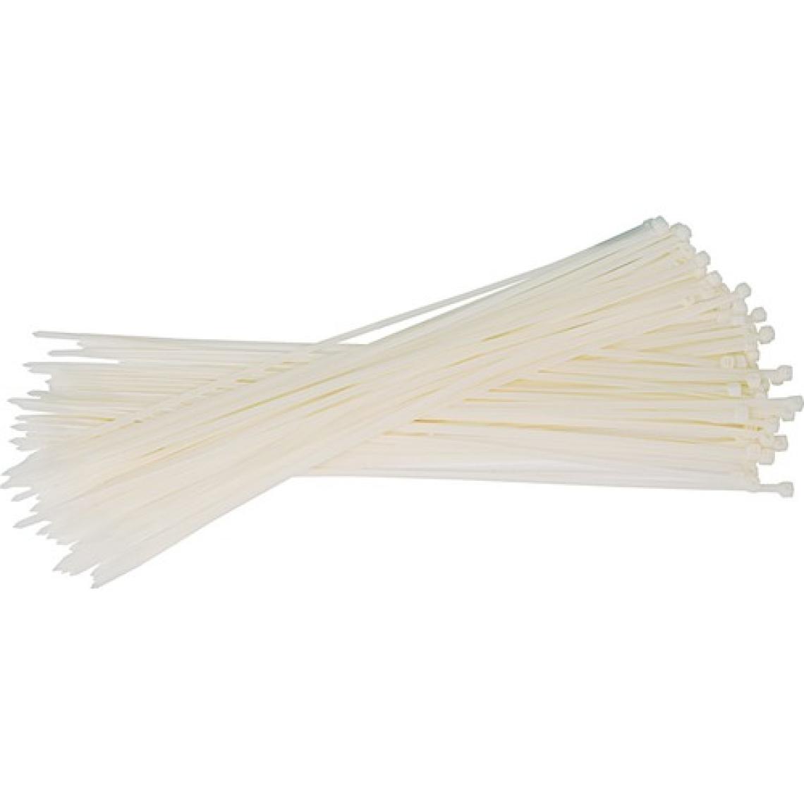 Pemsan Kablo Bağı (Klips) 3,6X300 mm (100 Adetlik Paket) Beyaz