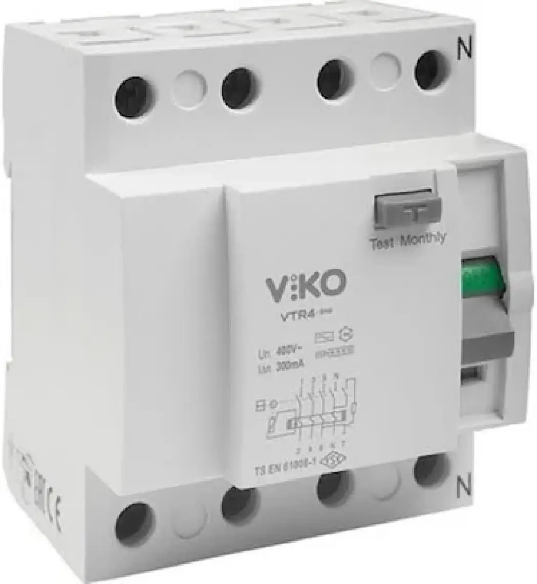 Viko Kaçak Akım Koruma Rölesi VTR4-4X63 30MA 6ka