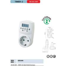 Horoz Timer-2  Dijital Ayar Zaman Saati Prizi Rolesi Haftalık 20 Programlı Açma-Kapama