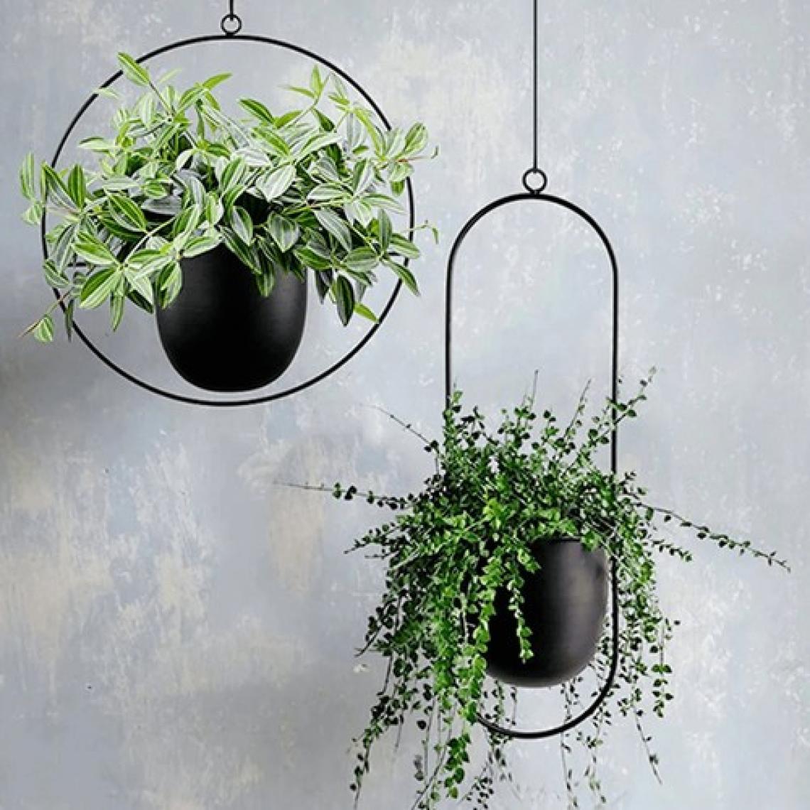 Homing Modern Tasarım Askılı 2'li Set Çiçeklik Saksılık