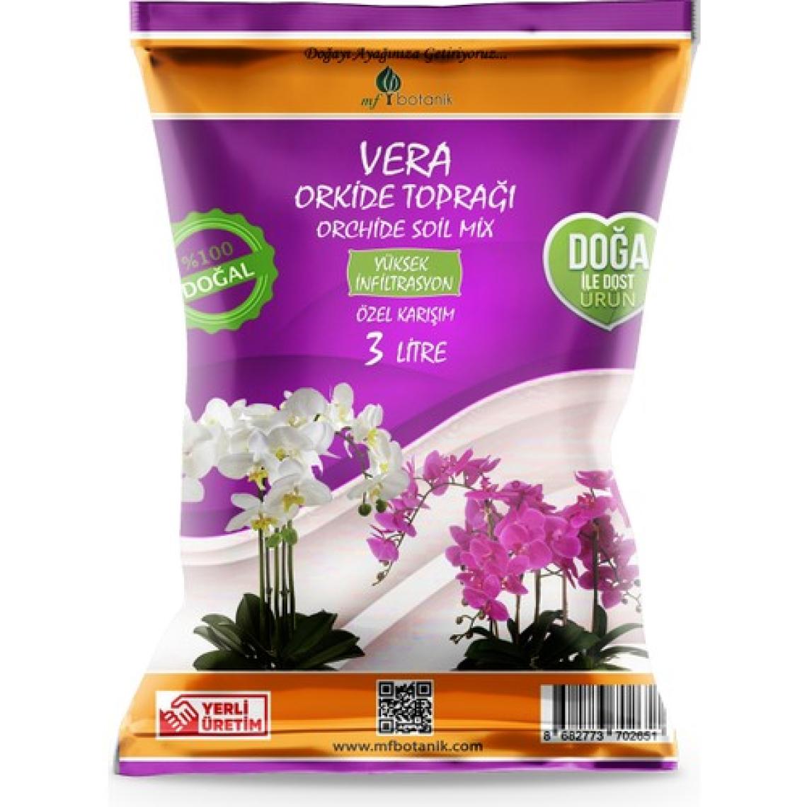 MF Botanik Orkide Toprağı 3 Litre Orkide Çiçeklendirme Toprağı