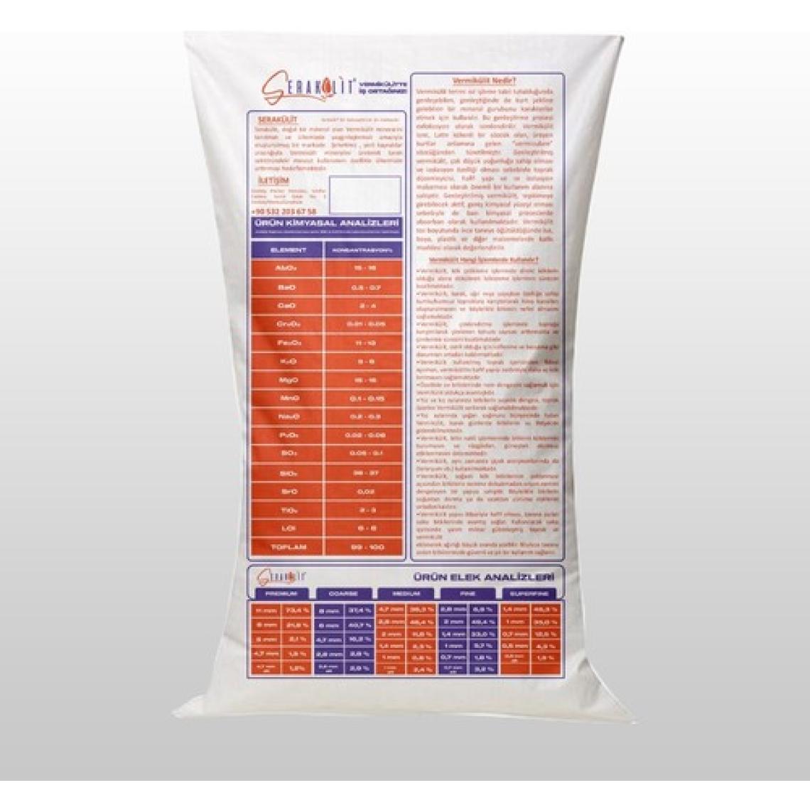 Serakülit Vermikülit - Medium 100 Litre