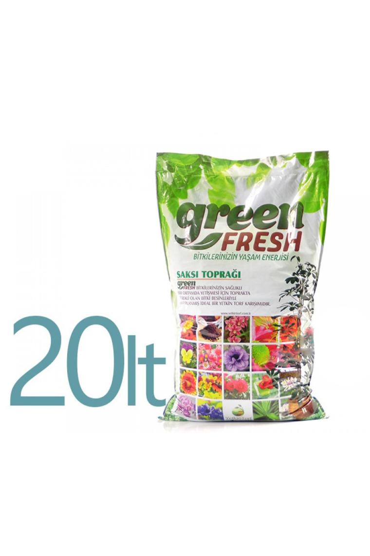 Green Life Bitki Toprağı, Fideleme ve Çiçek Toprağı Torf 20 lt