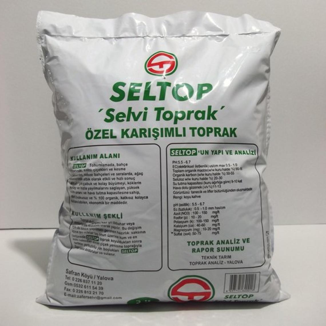 Seltop Özel Karışımlı Toprak 3 Lt.