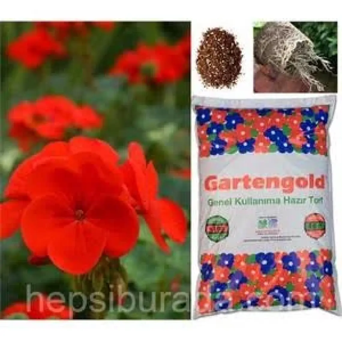 Gartengold Genel Kullanım Torf Organik 40 Lt