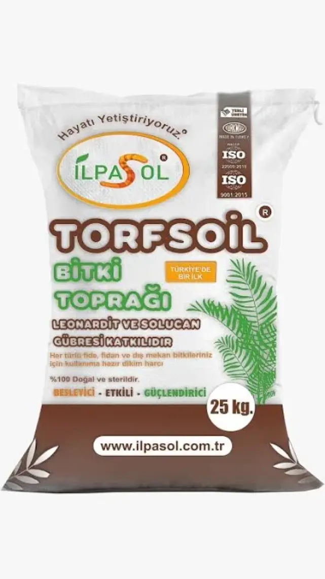 ilpasol Torfsoil 6 Mix Karışımlı Saksı ve Çiçek Toprağı 25 kg Dikim Harcı Fide Fidan Tohum Çimlendirme